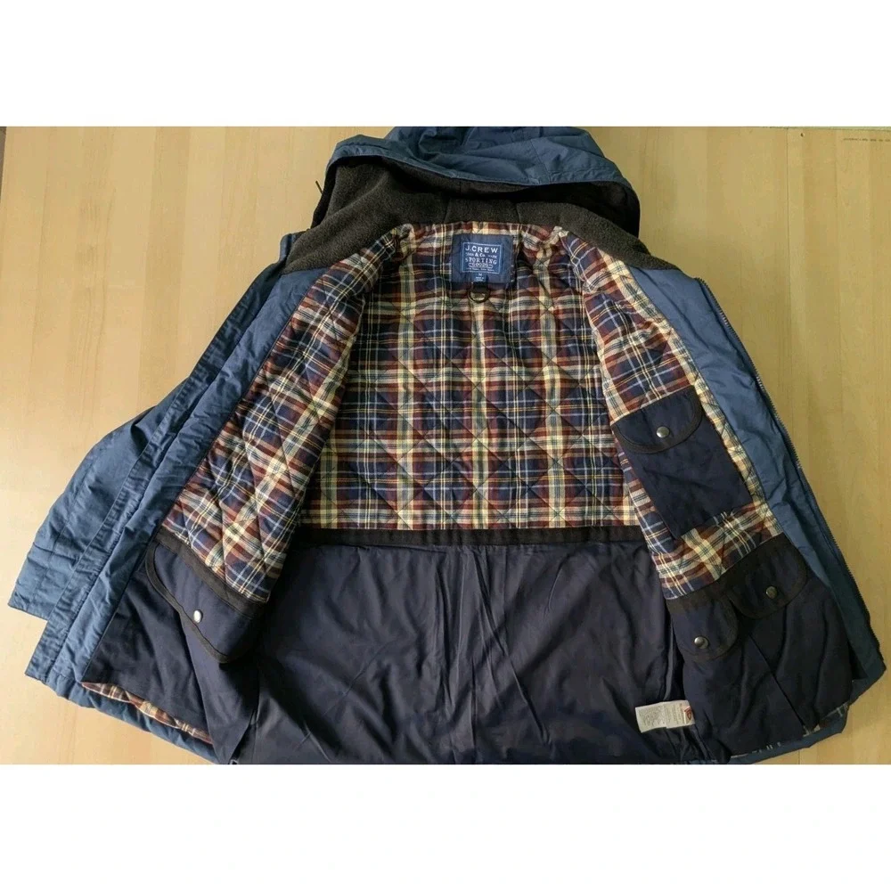 J Crew‎ Trademark Sporting Goods Utility Fishing Jacket Kinloch Cloth Pockets